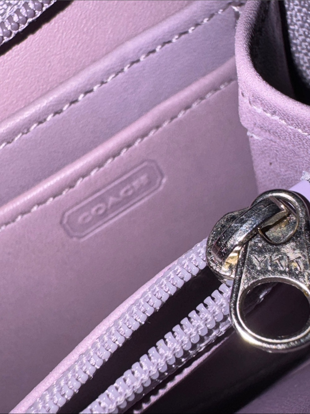 Coach lilac vintage card holder - Picture 11 of 17